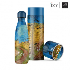 DeeWeeThermos thé 500 ml, design Van Gogh champs, bouteille isotherme originale
